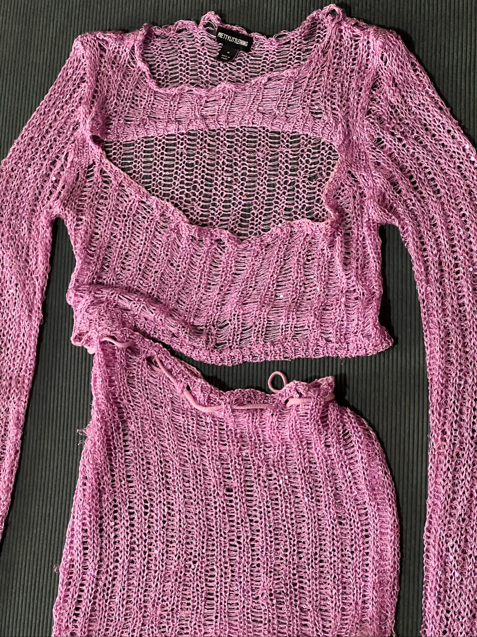 Vestido de lantejoulas de crochê – photo 6